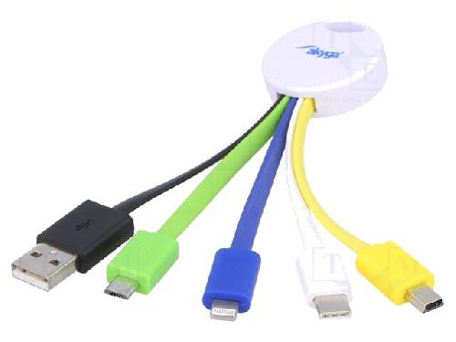 Cable - Connectique Pour Peripherique Cable multi embout 70mm