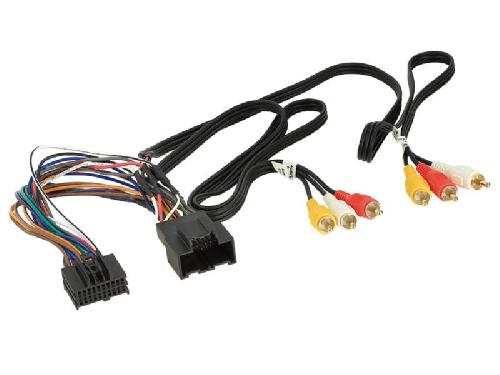 Adaptateur connectivite Autoradio Cable multimedia AV GM siege arriere compatible avec Seat ap12