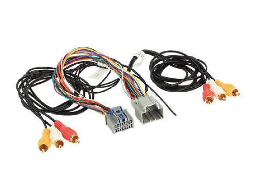 Adaptateur connectivite Autoradio Cable multimedia AV siege arriere compatible avec Seat ap07