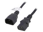 Cable D'alimentation Cable rallonge C13 femelle vers C14 mal 3m