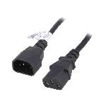 Cable rallonge C13 femelle vers C14 mal 3m