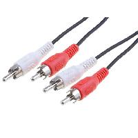 Cable RCA 2 Canaux Cable 2xRCA ADNAuto AD452A 5m