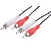 Cable RCA 2 Canaux Cable 2xRCA ADNAuto AD452B 15m