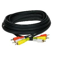 Cable RCA Audio Video Cable audio video AV 5m - 3x RCA
