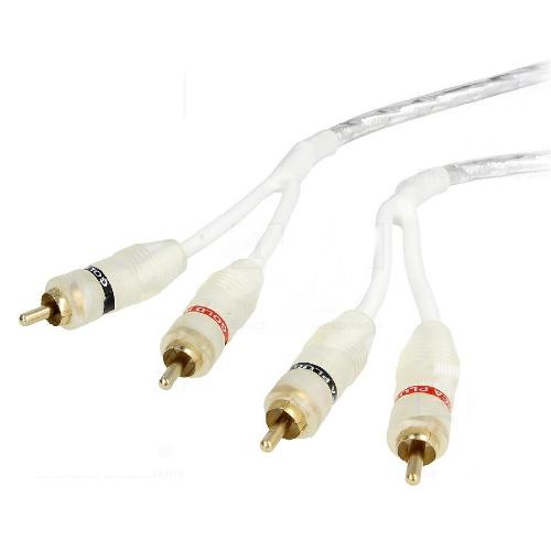 Cable RCA 2 Canaux Cable RCA Stereo dore 2 Canaux 50cm