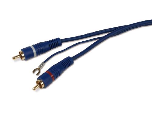 Cable RCA 2C avec Remote Cable RCA Stereo Male vers Male avec cable de remote 5m