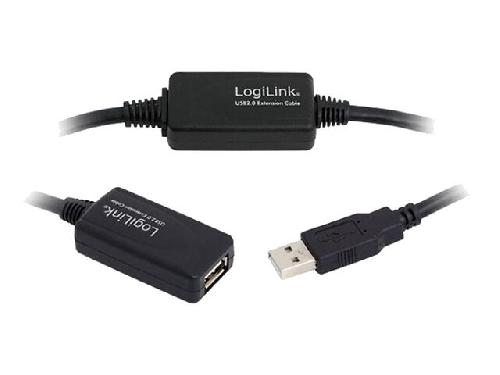 Cable - Connectique Pour Peripherique Cable repeteur actif USB A 2.0 male USB A 1.1 femelle - 25m