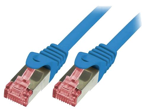 Cable - Adaptateur Reseau - Telephonie Cable reseau bleu 0.25m SFTP blinde RJ45 cat6