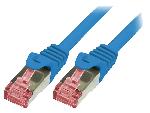 Cable - Adaptateur Reseau - Telephonie Cable reseau bleu 1.50m SFTP blinde RJ45 cat6