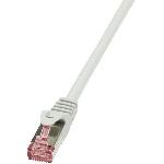 Cable - Adaptateur Reseau - Telephonie Cable reseau gris 0.25m SFTP blinde RJ45 cat6