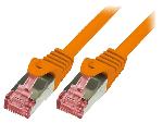 Cable - Adaptateur Reseau - Telephonie Cable reseau orange 2.00m SFTP blinde RJ45 cat6