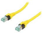 Cable - Adaptateur Reseau - Telephonie Cable reseau RJ45 male S-FTP Cat 6 jaune - 1.5m