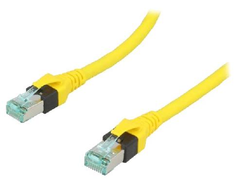 Cable - Adaptateur Reseau - Telephonie Cable reseau RJ45 male S-FTP Cat 6 jaune - 1.5m