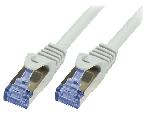 Cable - Adaptateur Reseau - Telephonie Cable reseau RJ45 male S-FTP Cat 6a gris - 7.5m