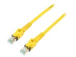 Cable - Connectique Pour Peripherique Cable reseau RJ45 male S-FTP Cat 6a jaune - 3m