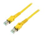 Cable - Adaptateur Reseau - Telephonie Cable reseau RJ45 male S-FTP Cat 6a jaune - 3m