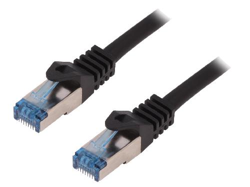 Cable - Adaptateur Reseau - Telephonie Cable reseau RJ45 male S-FTP Cat 6a noir- 20m