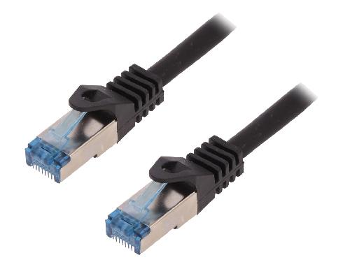 Cable - Adaptateur Reseau - Telephonie Cable reseau RJ45 male S-FTP Cat 6a noir- 20m