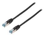 Cable - Adaptateur Reseau - Telephonie Cable reseau RJ45 male S-FTP Cat 6a noir- 30m