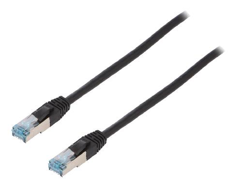 Cable - Adaptateur Reseau - Telephonie Cable reseau RJ45 male S-FTP Cat 6a noir- 30m