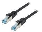 Cable - Adaptateur Reseau - Telephonie Cable reseau RJ45 male S-FTP Cat 6a noir - 3m
