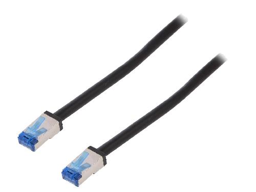 Cable - Adaptateur Reseau - Telephonie Cable reseau RJ45 male S-FTP Cat 6a noir - 40m