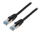 Cable - Connectique Pour Peripherique Cable reseau RJ45 male S-FTP Cat 6a noir- 5m