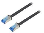 Cable - Adaptateur Reseau - Telephonie Cable reseau RJ45 male S-FTP Cat 6a noir - 7.5m