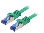 Cable - Adaptateur Reseau - Telephonie Cable reseau RJ45 male S-FTP Cat 6a vert- 3m