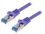Cable - Adaptateur Reseau - Telephonie Cable reseau RJ45 male S-FTP Cat 6a violet - 2m