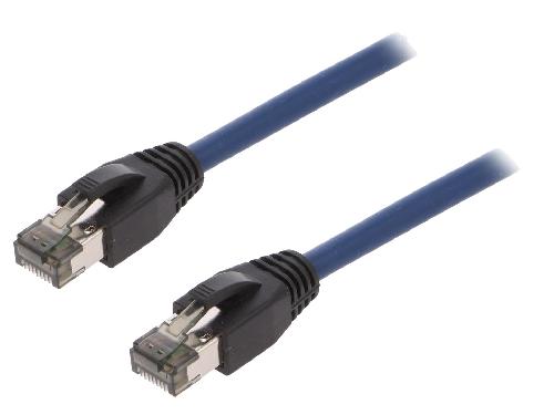 Cable - Adaptateur Reseau - Telephonie Cable reseau RJ45 male S-FTP Cat 8.1 bleu- 1.5m