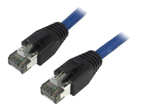 Cable - Adaptateur Reseau - Telephonie Cable reseau RJ45 male S-FTP Cat 8.1 bleu- 15m