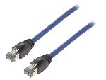 Cable - Connectique Pour Peripherique Cable reseau RJ45 male S-FTP Cat 8.1 bleu- 3m