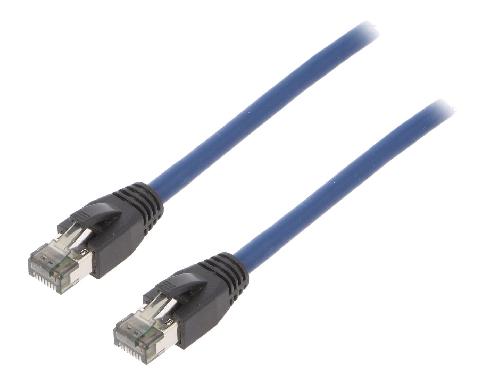 Cable - Connectique Pour Peripherique Cable reseau RJ45 male S-FTP Cat 8.1 bleu- 3m