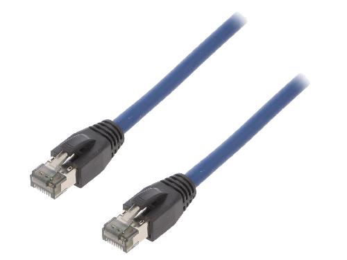 Cable - Adaptateur Reseau - Telephonie Cable reseau RJ45 male S-FTP Cat 8.1 bleu- 5m