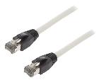 Cable - Adaptateur Reseau - Telephonie Cable reseau RJ45 male S-FTP Cat 8.1 gris- 0.5m