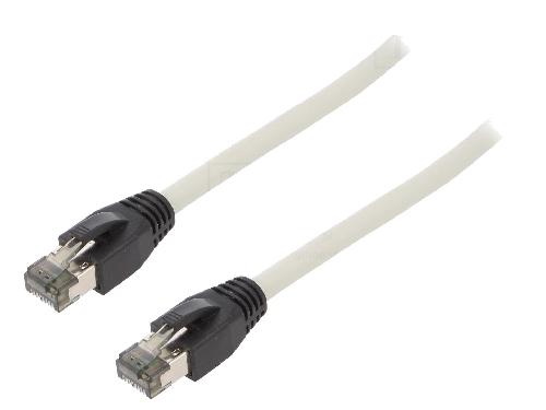Cable - Adaptateur Reseau - Telephonie Cable reseau RJ45 male S-FTP Cat 8.1 gris- 10m