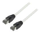 Cable - Adaptateur Reseau - Telephonie Cable reseau RJ45 male S-FTP Cat 8.1 gris- 2m