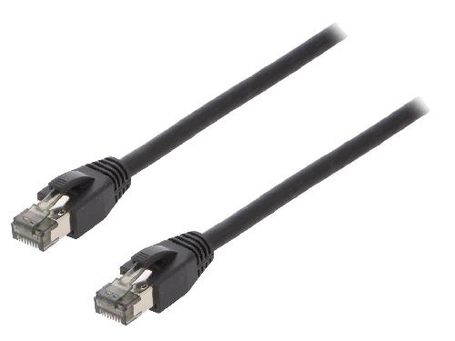 Cable - Adaptateur Reseau - Telephonie Cable reseau RJ45 male S-FTP Cat 8.1 noir- 10m