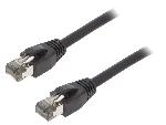 Cable - Adaptateur Reseau - Telephonie Cable reseau RJ45 male S-FTP Cat 8.1 noir- 3m