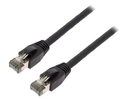 Cable - Adaptateur Reseau - Telephonie Cable reseau RJ45 male S-FTP Cat 8.1 noir- 5m