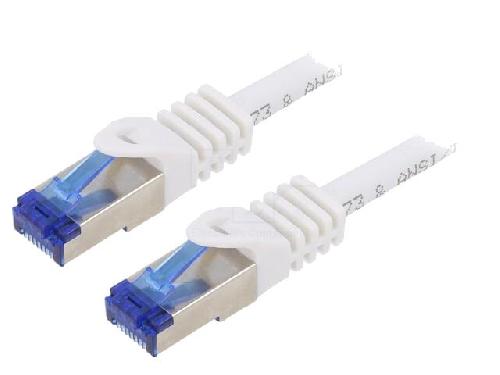 Cable - Adaptateur Reseau - Telephonie Cable reseau RJ45 Male S-FTP Cat6a - 0.25m