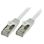 Cable reseau RJ45 male SF-UTP Cat.5e gris- 2m Cable reseau RJ45 male SF-UTP Cat.5e gris- 2m