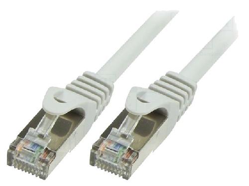 Cable - Adaptateur Reseau - Telephonie Cable reseau RJ45 male SF-UTP Cat.5e gris- 7.5m