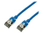 Cable - Adaptateur Reseau - Telephonie Cable reseau RJ45 male U-FTP Cat.6a bleu - 0.3m