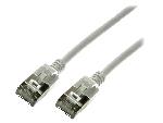 Cable - Adaptateur Reseau - Telephonie Cable reseau RJ45 male U-FTP Cat.6a gris - 5m