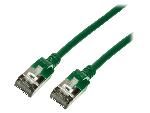 Cable - Connectique Pour Peripherique Cable reseau RJ45 male U-FTP Cat.6a vert - 2m