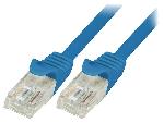 Cable - Connectique Pour Peripherique Cable reseau RJ45 male U-UTP Cat.5e bleu- 5m