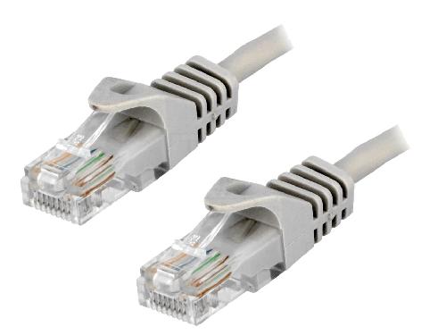 Cable - Connectique Pour Peripherique Cable reseau RJ45 male U-UTP Cat.5e gris - 5m