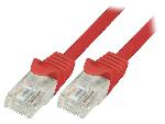 Cable - Adaptateur Reseau - Telephonie Cable reseau RJ45 male U-UTP Cat.5e rouge- 0.5m